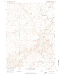 Download a high-resolution, GPS-compatible USGS topo map for Clarkson Hill, WY (1975 edition)