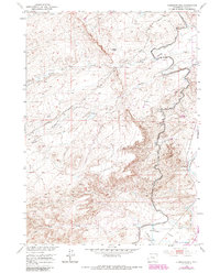 Download a high-resolution, GPS-compatible USGS topo map for Clarkson Hill, WY (1985 edition)