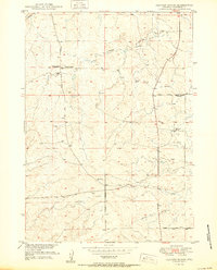 Download a high-resolution, GPS-compatible USGS topo map for Clausen Ranch, WY (1950 edition)