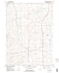 Download a high-resolution, GPS-compatible USGS topo map for Clausen Ranch, WY (1995 edition)