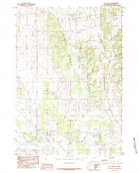 Download a high-resolution, GPS-compatible USGS topo map for Clay Spur, WY (1984 edition)