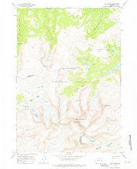 Download a high-resolution, GPS-compatible USGS topo map for Cloud Peak, WY (1976 edition)