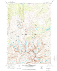 Download a high-resolution, GPS-compatible USGS topo map for Cloud Peak, WY (1987 edition)