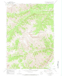Download a high-resolution, GPS-compatible USGS topo map for Clouds Home Peak, WY (1973 edition)