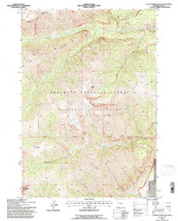 Download a high-resolution, GPS-compatible USGS topo map for Clouds Home Peak, WY (1996 edition)