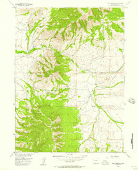 Download a high-resolution, GPS-compatible USGS topo map for Coad Mountain, WY (1957 edition)