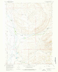 Download a high-resolution, GPS-compatible USGS topo map for Coal Bank Basin, WY (1976 edition)