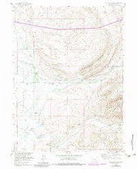 Download a high-resolution, GPS-compatible USGS topo map for Coal Bank Basin, WY (1983 edition)
