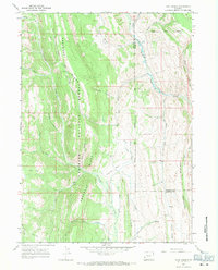 Download a high-resolution, GPS-compatible USGS topo map for Coal Creek, WY (1971 edition)