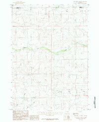 Download a high-resolution, GPS-compatible USGS topo map for Coal Draw North, WY (1984 edition)
