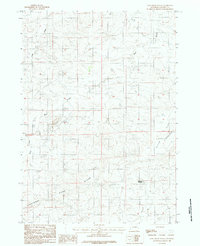 Download a high-resolution, GPS-compatible USGS topo map for Coal Draw South, WY (1984 edition)