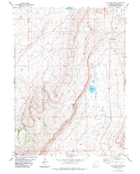 Download a high-resolution, GPS-compatible USGS topo map for Coal Mine Ridge, WY (1983 edition)