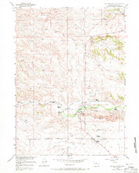 Download a high-resolution, GPS-compatible USGS topo map for Coleman Butte, WY (1971 edition)