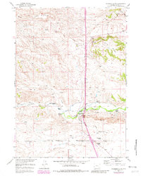 Download a high-resolution, GPS-compatible USGS topo map for Coleman Butte, WY (1982 edition)
