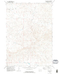 Download a high-resolution, GPS-compatible USGS topo map for Colter Draw, WY (1995 edition)