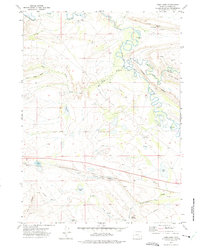 Download a high-resolution, GPS-compatible USGS topo map for Como East, WY (1975 edition)