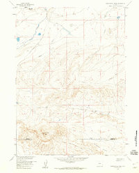 Download a high-resolution, GPS-compatible USGS topo map for Continental Peak, WY (1960 edition)
