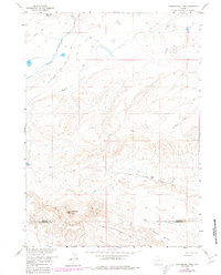 Download a high-resolution, GPS-compatible USGS topo map for Continental Peak, WY (1980 edition)