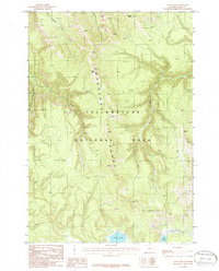Download a high-resolution, GPS-compatible USGS topo map for Cook Peak, WY (1986 edition)