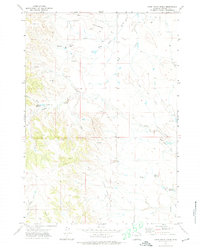 Download a high-resolution, GPS-compatible USGS topo map for Coon Track Creek, WY (1974 edition)