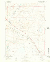 Download a high-resolution, GPS-compatible USGS topo map for Cooper Lake North, WY (1957 edition)