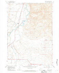 preview thumbnail of historical topo map of Park County, WY in 1966