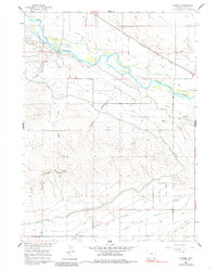 Download a high-resolution, GPS-compatible USGS topo map for Cottier, WY (1985 edition)