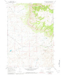 Download a high-resolution, GPS-compatible USGS topo map for Cottonwood Canyon, WY (1982 edition)