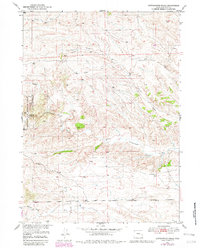 Download a high-resolution, GPS-compatible USGS topo map for Cottonwood Falls, WY (1982 edition)