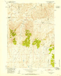 Download a high-resolution, GPS-compatible USGS topo map for Cottonwood Pass, WY (1953 edition)
