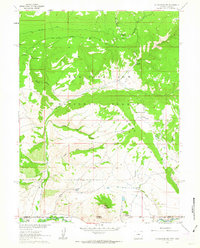 preview thumbnail of historical topo map of Carbon County, WY in 1962