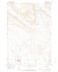 Download a high-resolution, GPS-compatible USGS topo map for Cowley, WY (1969 edition)