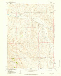 Download a high-resolution, GPS-compatible USGS topo map for Coyote Hill, WY (1962 edition)