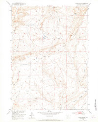 Download a high-resolution, GPS-compatible USGS topo map for Coyote Springs, WY (1965 edition)