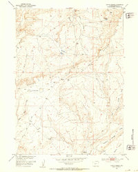 Download a high-resolution, GPS-compatible USGS topo map for Coyote Springs, WY (1953 edition)