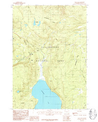 Download a high-resolution, GPS-compatible USGS topo map for Craig Pass, WY (1986 edition)