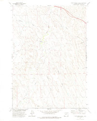 preview thumbnail of historical topo map of Johnson County, WY in 1972