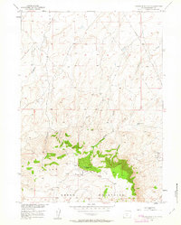 Download a high-resolution, GPS-compatible USGS topo map for Crooks Mountain, WY (1963 edition)