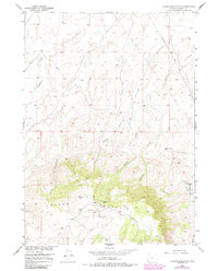 Download a high-resolution, GPS-compatible USGS topo map for Crooks Mountain, WY (1985 edition)