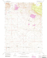 Download a high-resolution, GPS-compatible USGS topo map for Crooks Peak, WY (1985 edition)