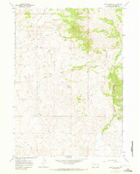 Download a high-resolution, GPS-compatible USGS topo map for Crow Mountain, WY (1972 edition)