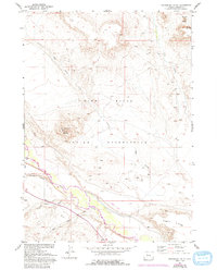 Download a high-resolution, GPS-compatible USGS topo map for Crowheart Butte, WY (1993 edition)