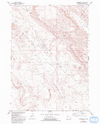 Download a high-resolution, GPS-compatible USGS topo map for Crowheart NE, WY (1993 edition)