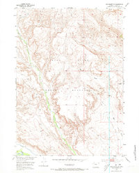 Download a high-resolution, GPS-compatible USGS topo map for Crowheart NW, WY (1973 edition)