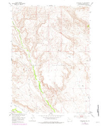 Download a high-resolution, GPS-compatible USGS topo map for Crowheart NW, WY (1979 edition)