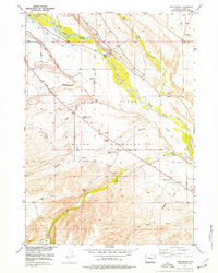 Download a high-resolution, GPS-compatible USGS topo map for Crowheart, WY (1977 edition)