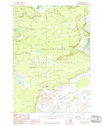 Download a high-resolution, GPS-compatible USGS topo map for Crystal Falls, WY (1986 edition)