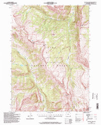 Download a high-resolution, GPS-compatible USGS topo map for Crystal Peak, WY (1998 edition)