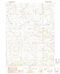 Download a high-resolution, GPS-compatible USGS topo map for Dale Creek, WY (1987 edition)