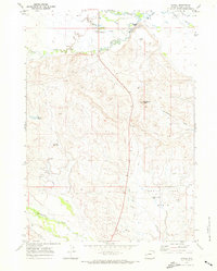 Download a high-resolution, GPS-compatible USGS topo map for Daniel, WY (1973 edition)